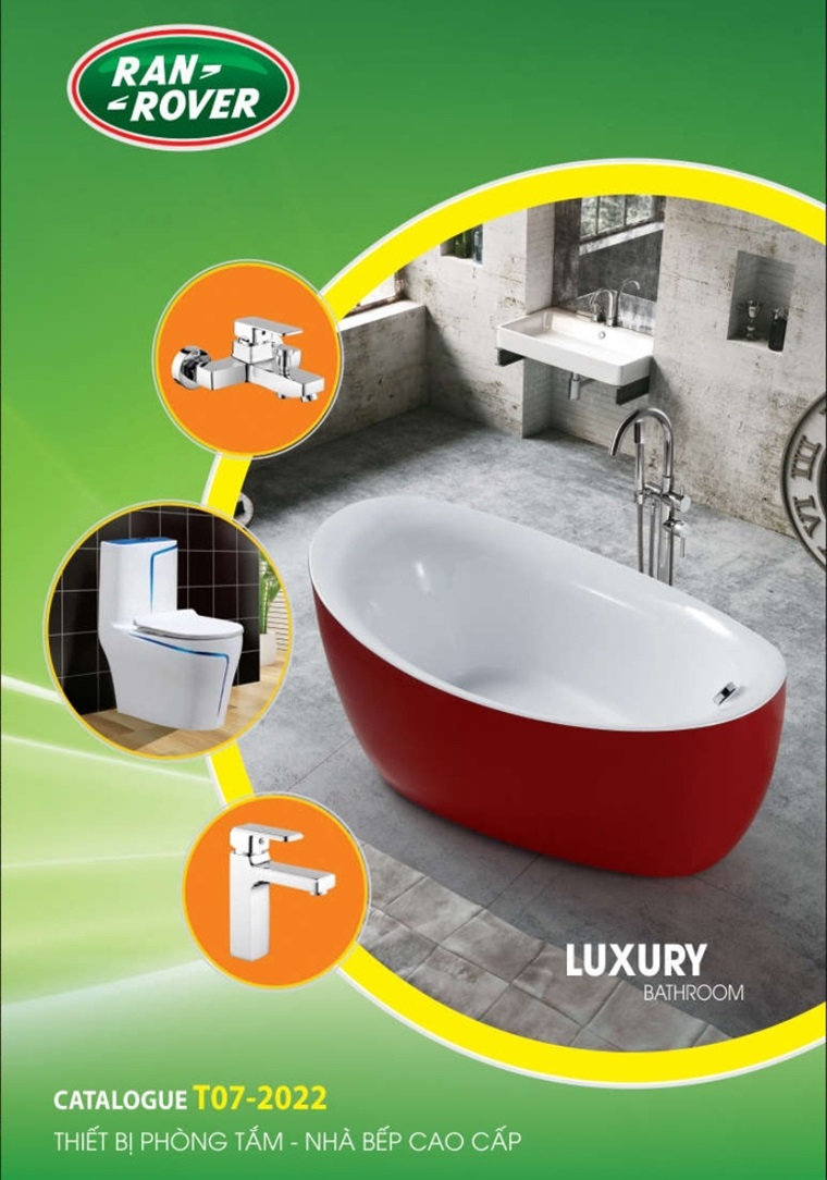 Thiết bị vệ sinh RANROVER Catalogue và Bảng giá mới nhất