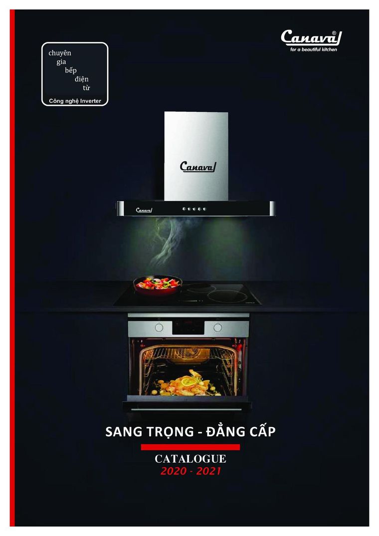 Thiết bị bếp CANAVAL Bảng giá và Catalogue mới nhất