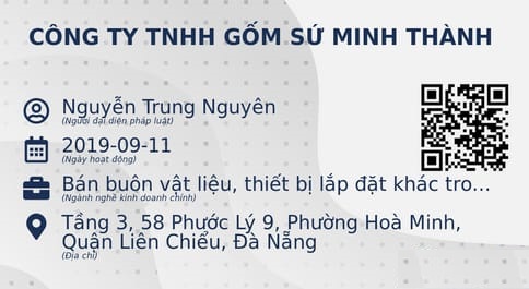 Công ty Gốm sứ Minh Thành - Nhập khẩu Thiết bị vệ sinh uy tín nhất Việt Nam