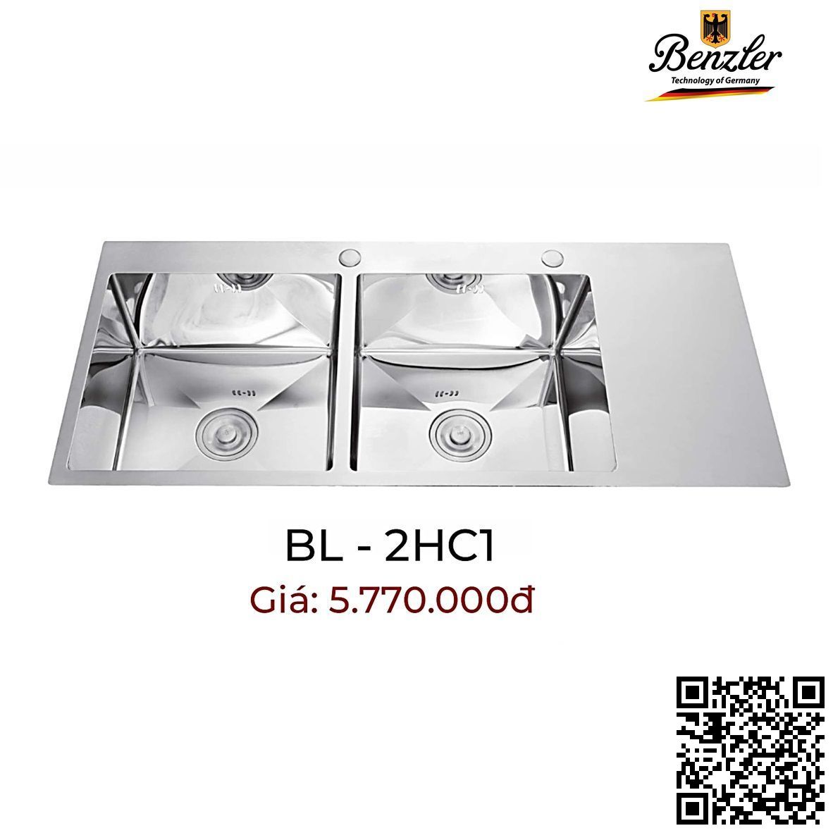 chau-rua-chen-inox-benzler-bl-2hc1