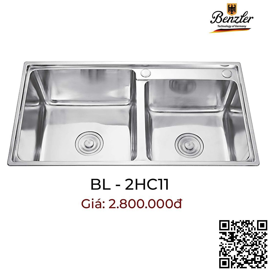 chau-rua-chen-inox-benzler-bl-2hc11