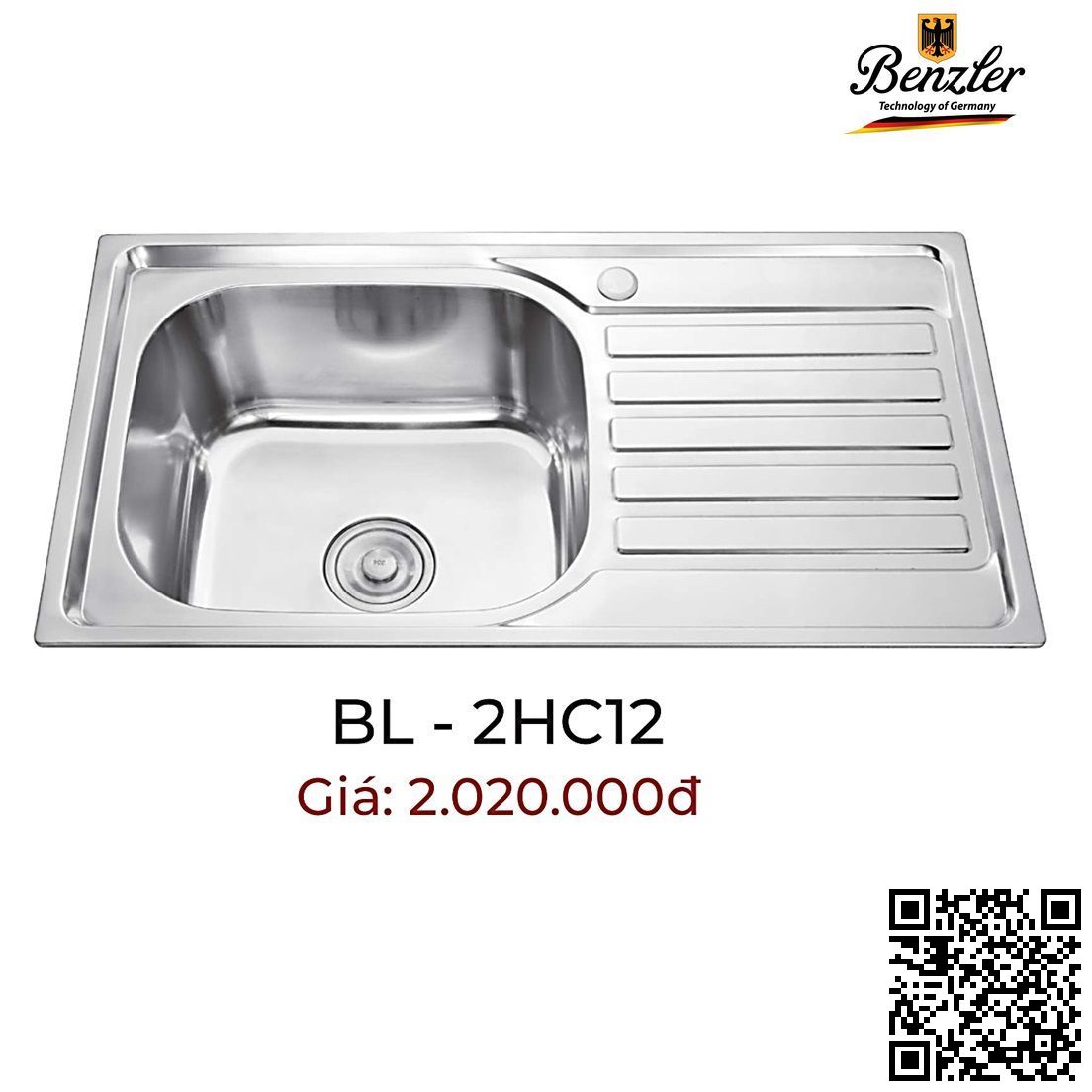 chau-rua-chen-inox-benzler-bl-2hc12