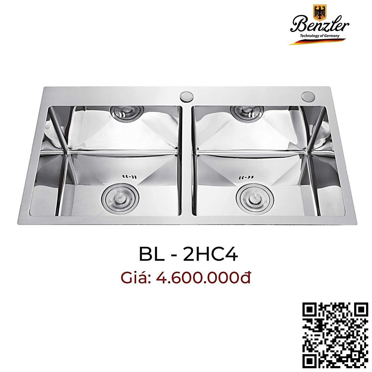 chau-rua-chen-inox-benzler-bl-2hc4