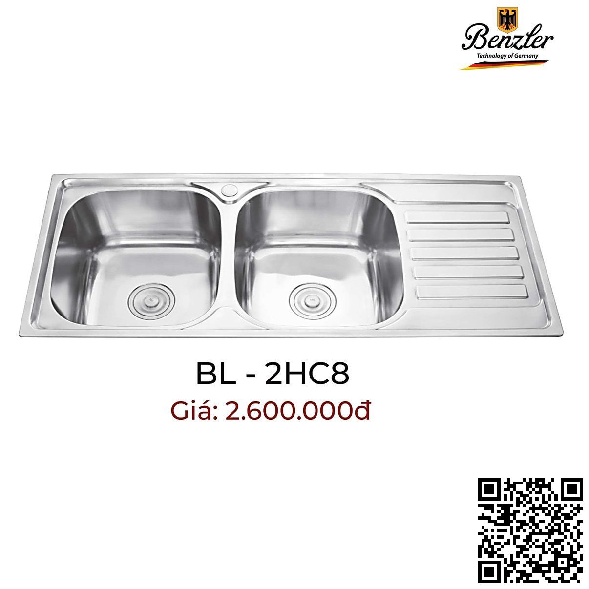 chau-rua-chen-inox-benzler-bl-2hc8