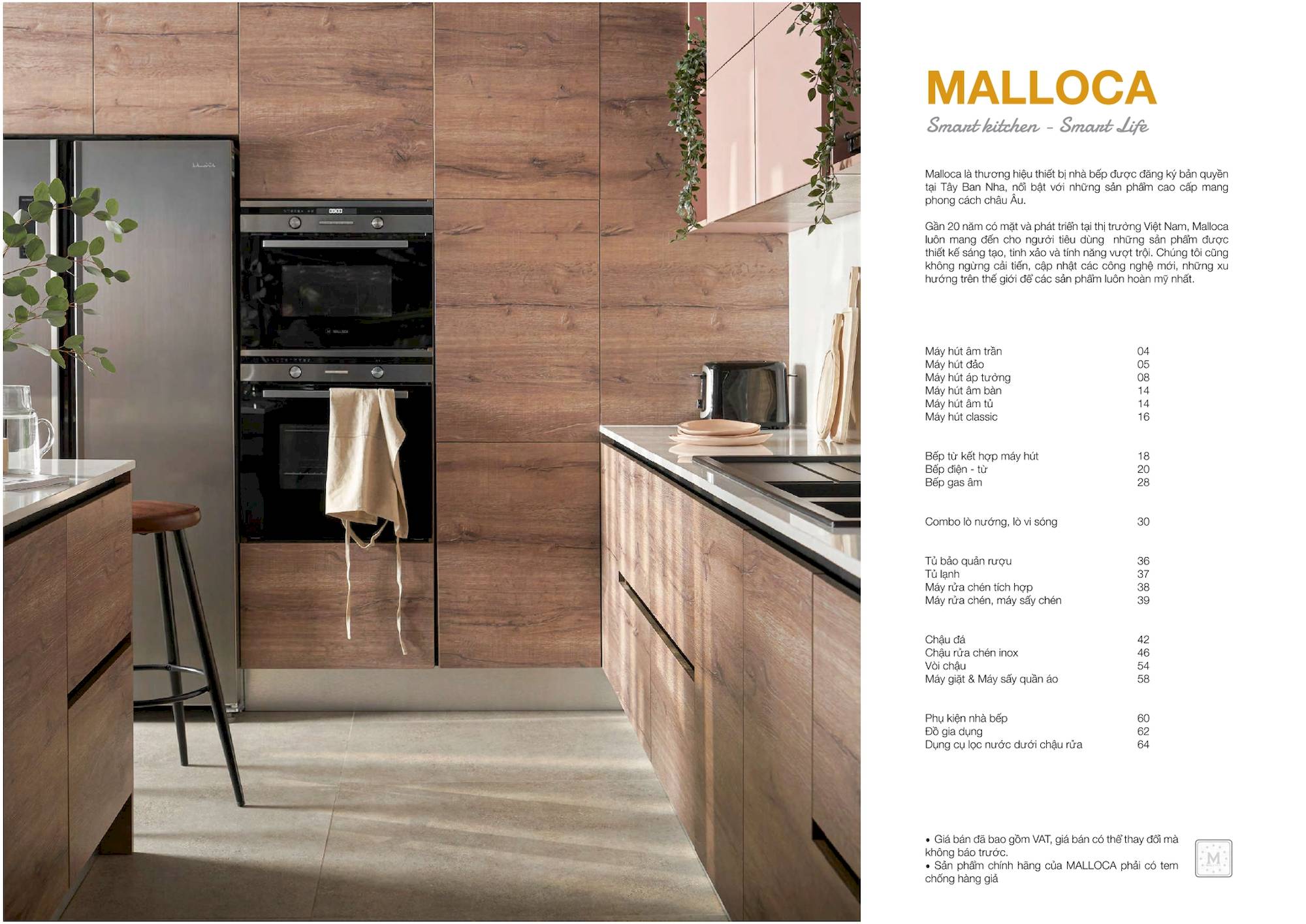 bang-gia-va-catalogue-thiet-bi-bep-malloca-moi-nhat-2024