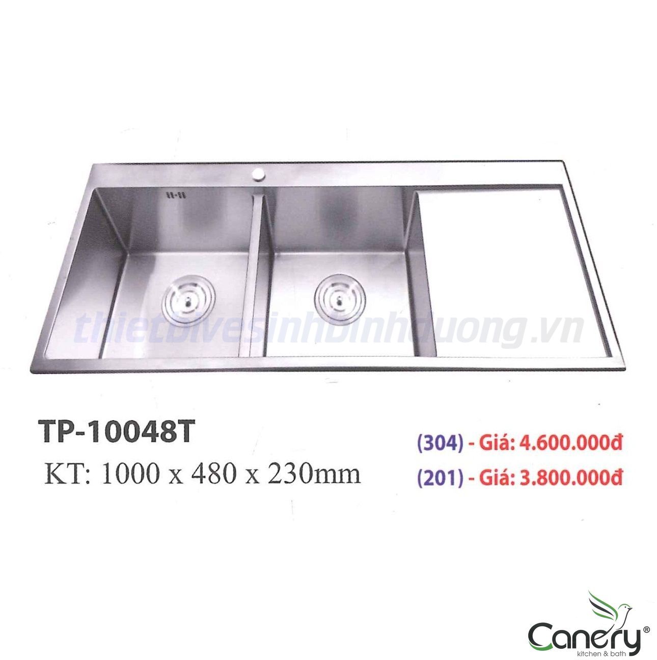 chau-rua-chen-inox-canary-tp-10048t