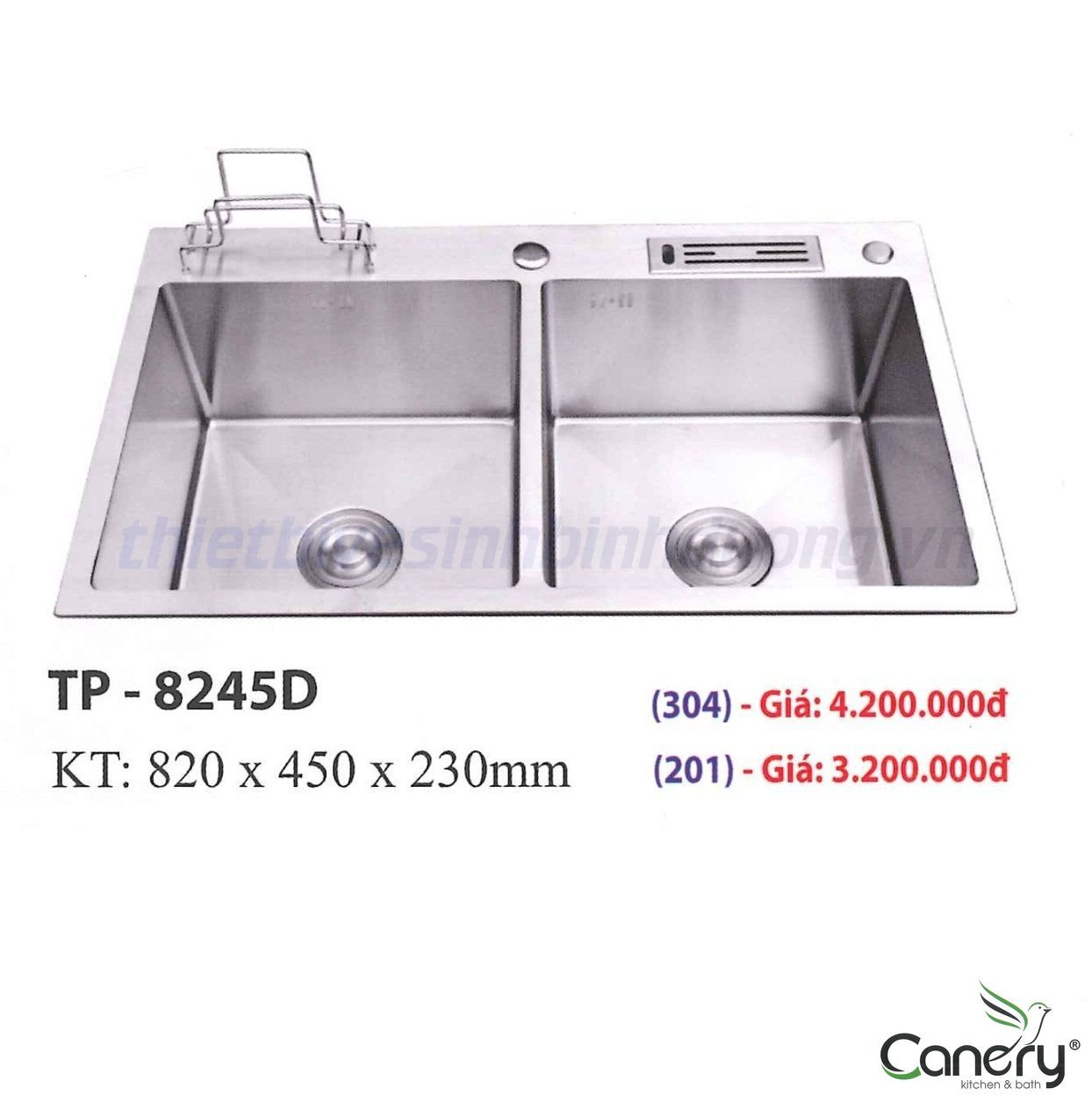 chau-rua-chen-inox-canary-tp-8245d