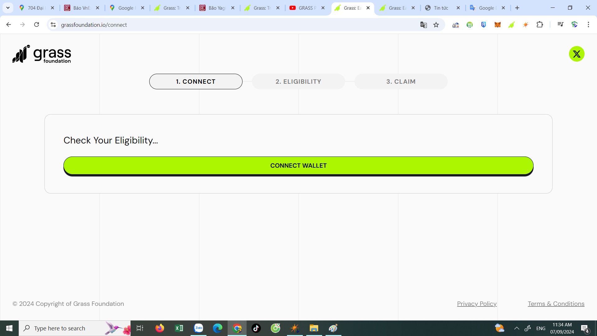 Check điểm thưởng, Hướng dẫn kiểm tra, trả thưởng Grass, Getgrass.io, trả  thưởng cỏ, grass token, đào coin grass, đào coi miễn phí, kiếm tiền online, giá  grass token, đào grass miễn