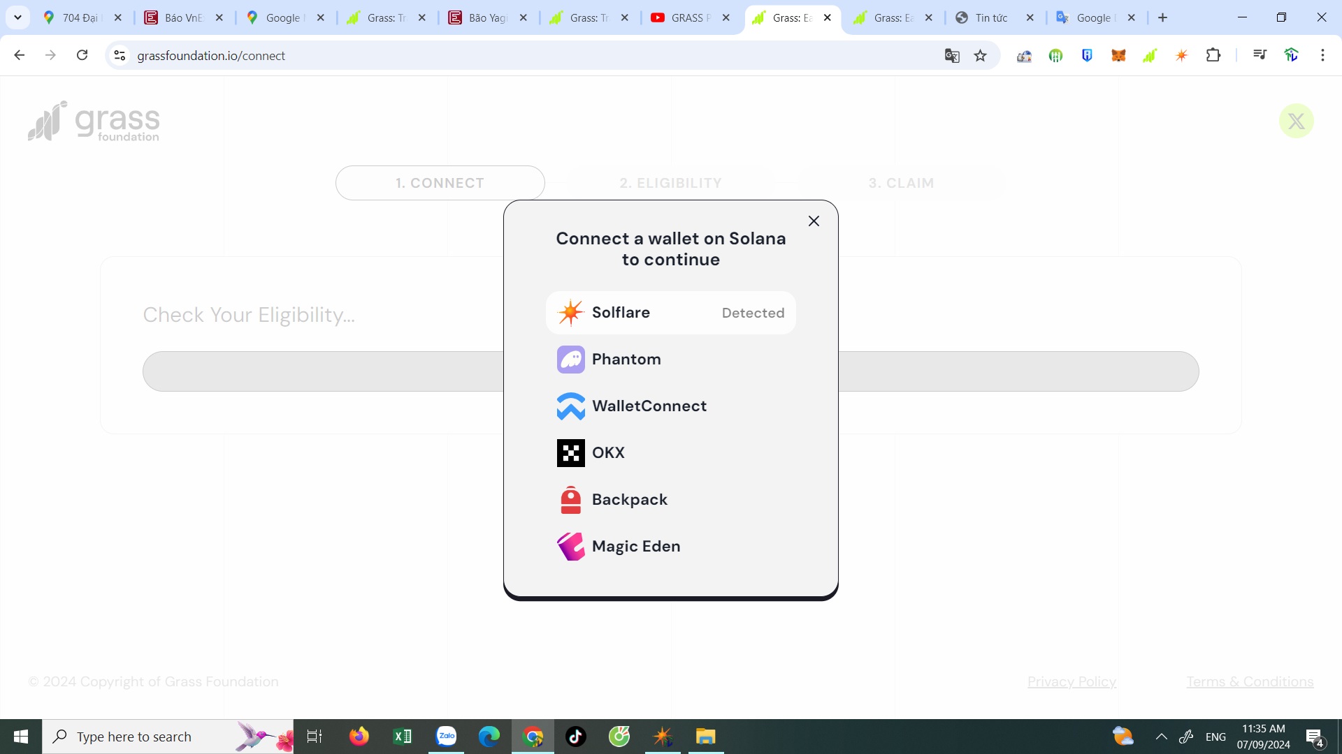 Check điểm thưởng, Hướng dẫn kiểm tra, trả thưởng Grass, Getgrass.io, trả  thưởng cỏ, grass token, đào coin grass, đào coi miễn phí, kiếm tiền online, giá  grass token, đào grass miễn