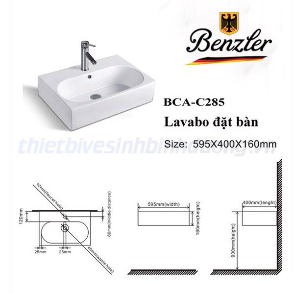 Lavabo Benzler BCA-C285
