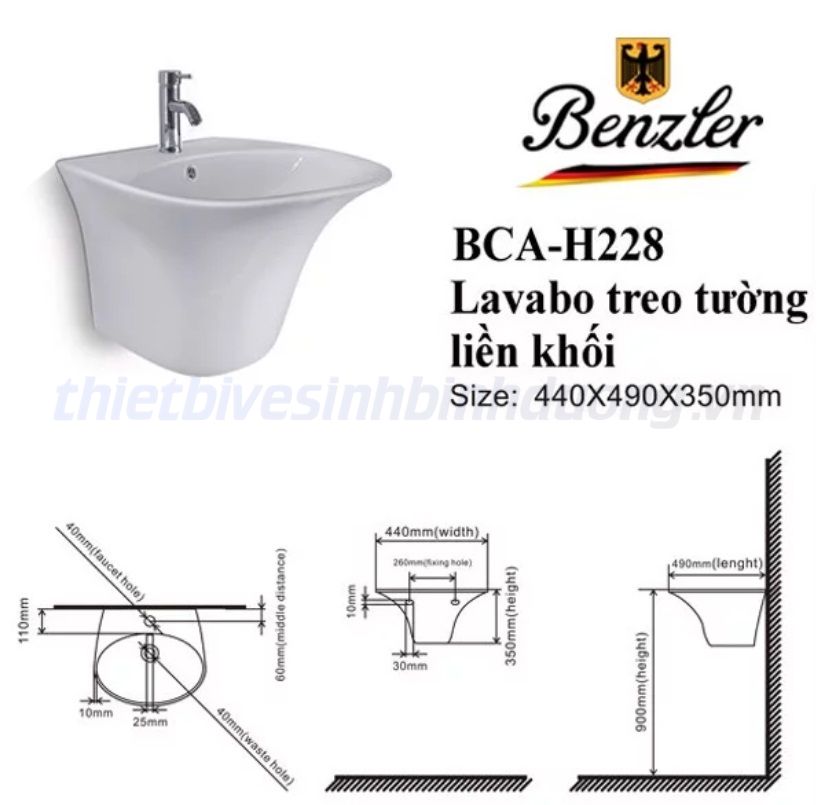 Lavabo Benzler BCA-H228