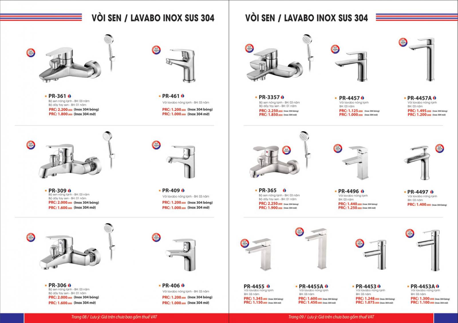 Proxia 2024, Proxia 2025, Catalogue và Bảng giá Thiết bị vệ sinh PROXIA ...