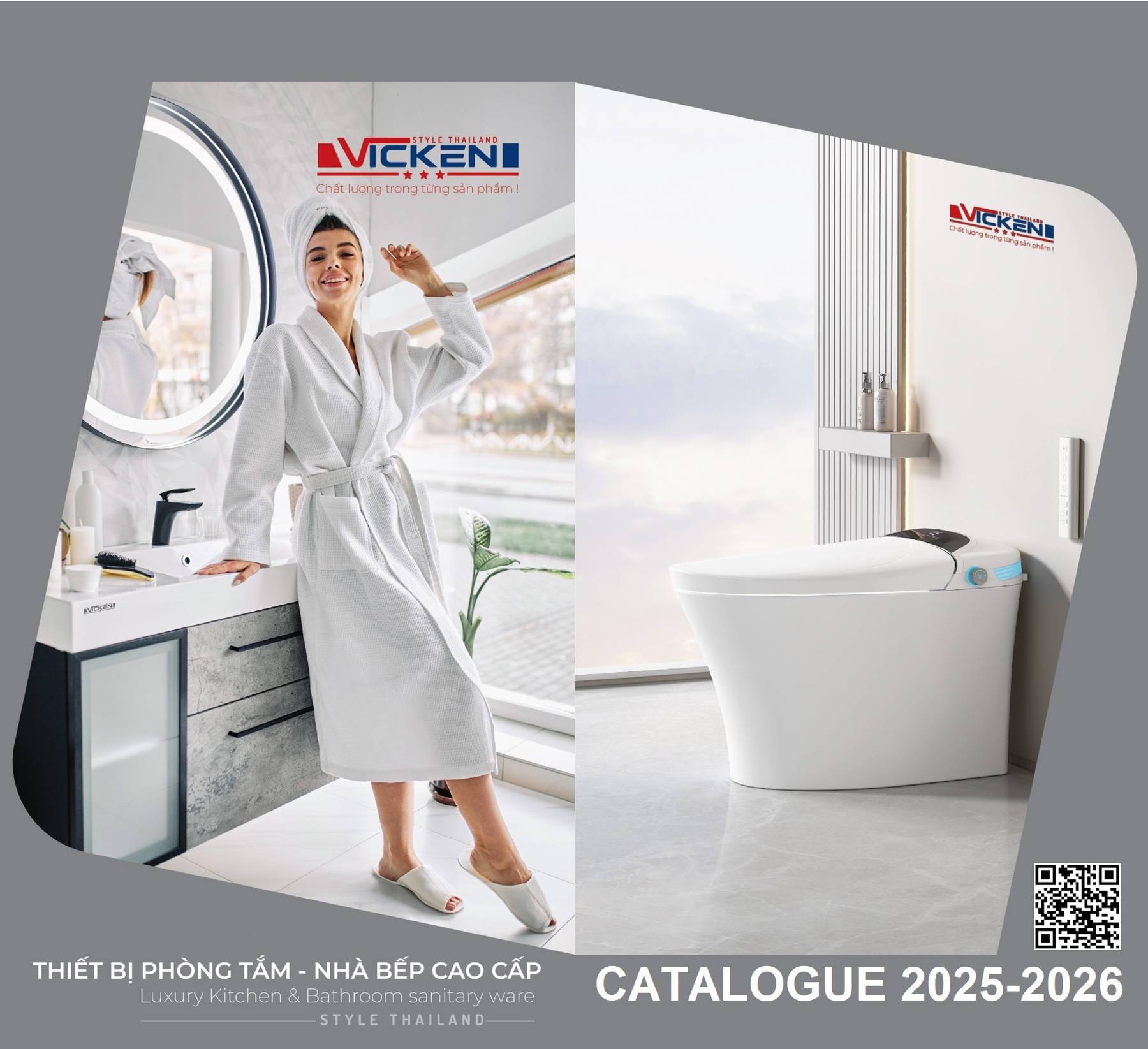 Catalogue và Bảng giá Thiết bị vệ sinh VICKEN 2025, Vicken 2025, Bảng ...